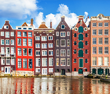 Amsterdam canal houses