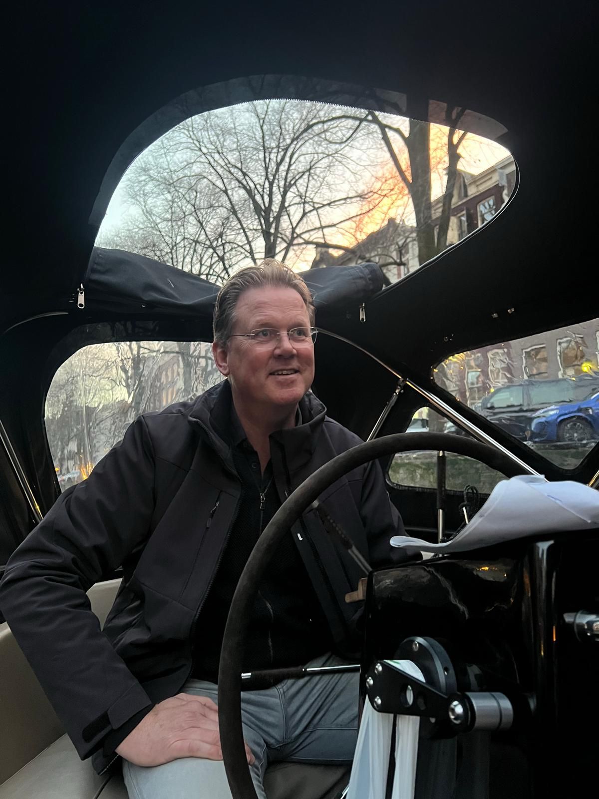 Tom — skipper and host